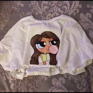 cropped t-shirt size L